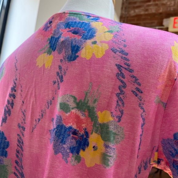 LoveShackFancy NWT BeachRiot 🏝️ Summer Floral Top, Pink, Medium 💓 - Picture 6 of 8